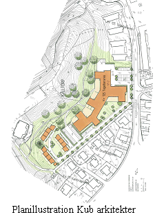 Planillustration: Kub arkitketer och Landskapsgruppen AB