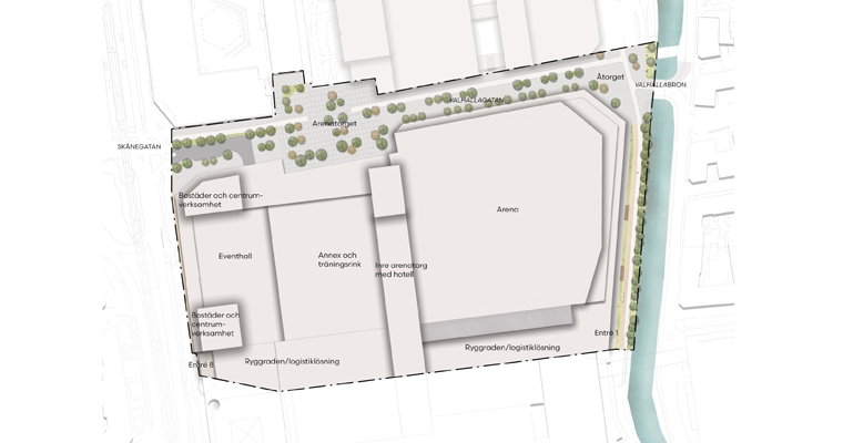 Heden - Arenor och blandstad söder om Valhallagatan - Plan- och ...